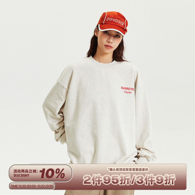 RAPPEYE国潮情侣春秋款圆领卫衣