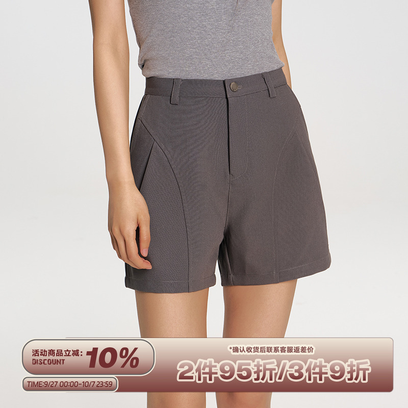 RAPPEYE简约百搭宽松西装短裤女
