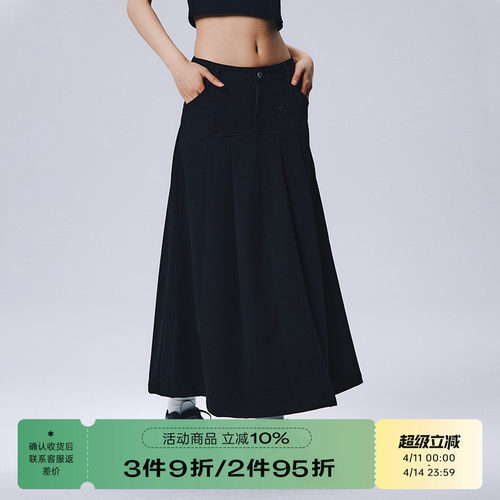 RAPPEYE学院感百褶刺绣西装半裙