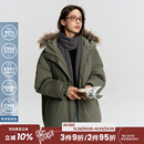 派克服 风羽绒服加厚抗寒毛领连帽中长款 RAPPEYE 复古休闲保暖工装