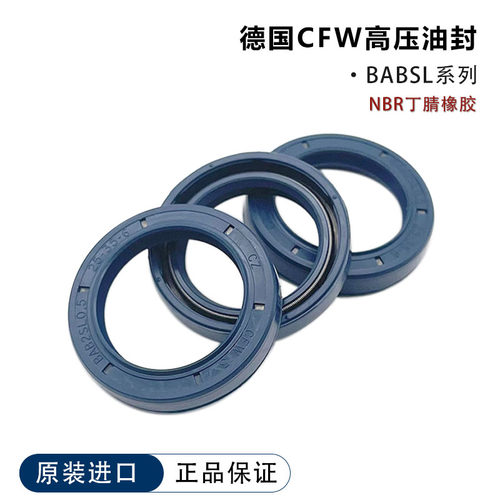 德国进口CFW高压油封BABSL30*50*7 40*55*6 40*62*6丁腈马达骨架