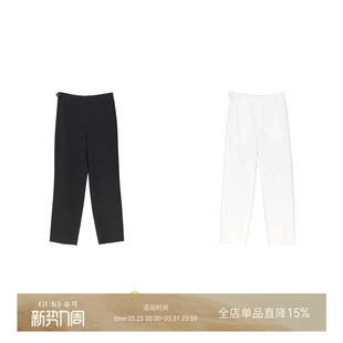 新款 百搭通勤简约风春季 谷可K1082女士休闲小脚裤 GKE