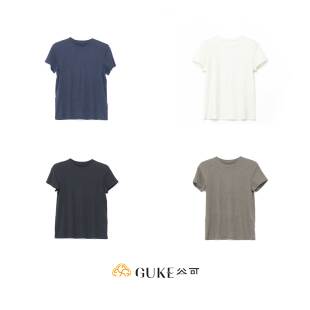 上衣 T恤女百搭显瘦通勤基础款 GKE 谷可TC5022简约圆领短袖