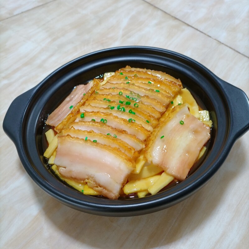 美之灵仿真砂锅白肉模型食物道具