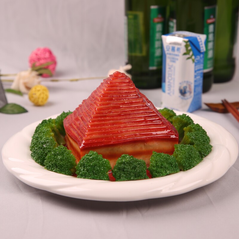 仿真美食道具宝塔肉模型样品