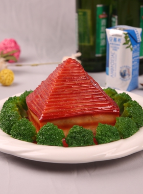 仿真美食道具宝塔肉模型样品