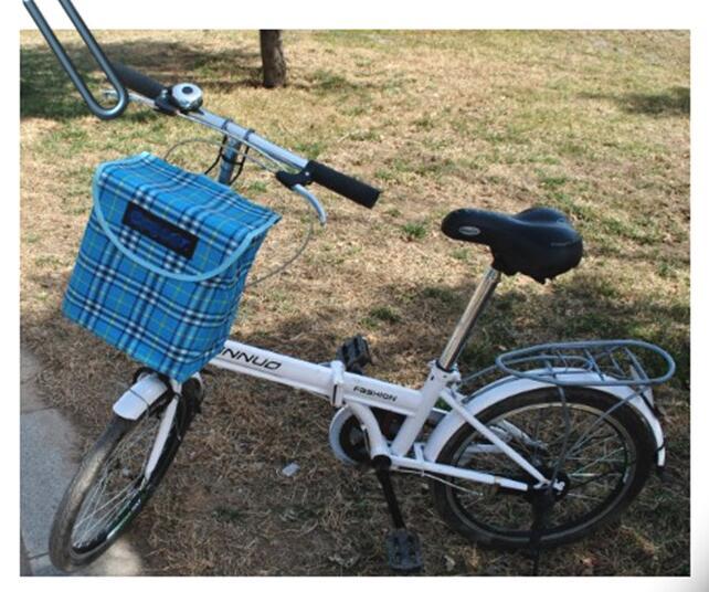 Panier pour vélo en toile - Ref 2257183 Image 5