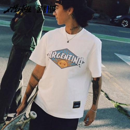 阿迪达斯adidas x Thrasher x AFA 三方联名款休闲短袖KX4543