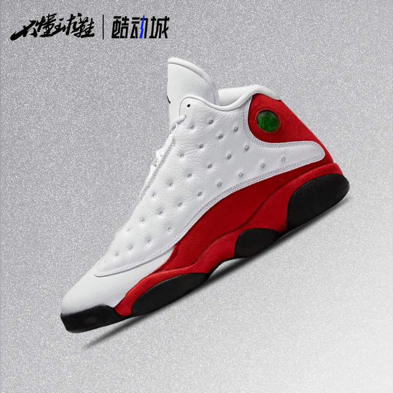 Air Jordan 13 AJ13 白红色 男子 高帮 复古篮球鞋414571-102