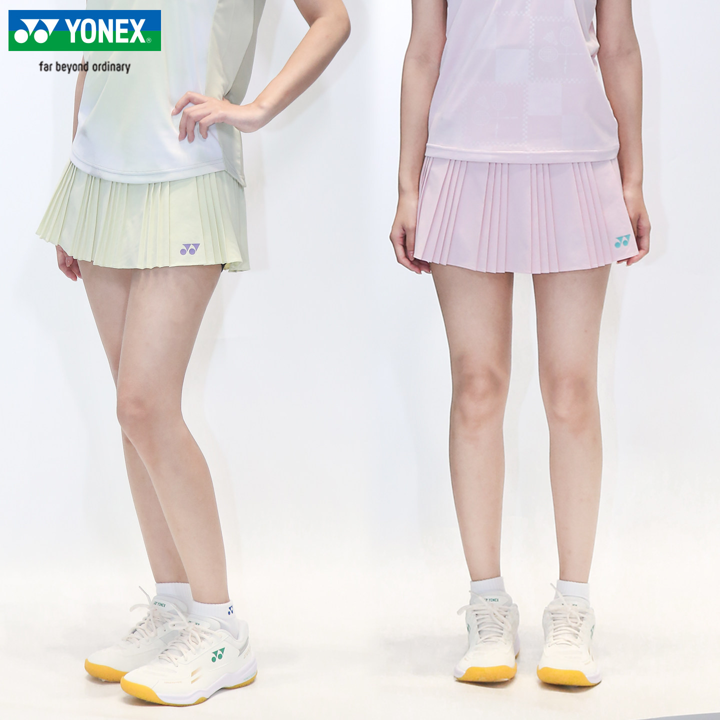 2026新款YONEX/尤尼克斯羽毛球服短裙百褶裙女运动半身裙2201326,运动/瑜伽/健身/球迷用品,羽毛球裙,淘宝优惠券,粉丝福利购,淘宝优惠卷