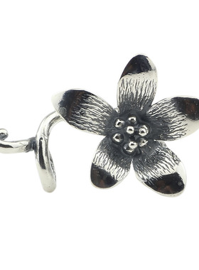 s925纯银 银莲花  可穿托贝斯卓碧思Trollbeads手链