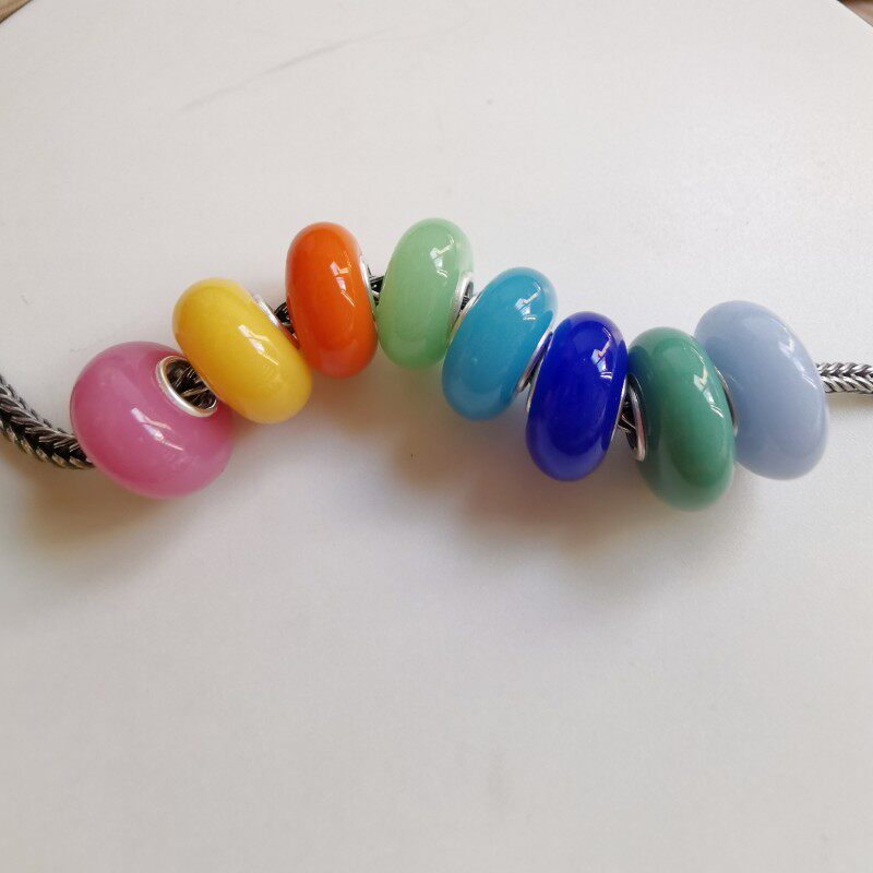 毕亨特 手工活 单色 纯色 琉璃珠 基础链串珠