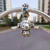 吊坠 玉桂狗 手链串坠饰品 s925银 毕亨特