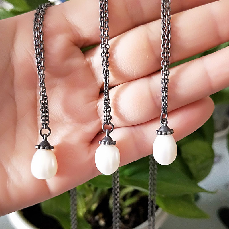 毕亨特新款珍珠项链人工养殖珠子