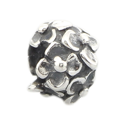 纯银串珠绣球花礼物手链