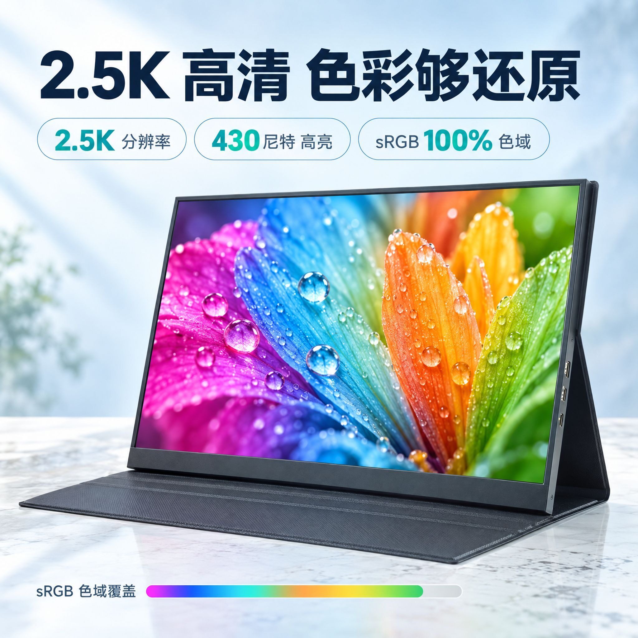 14.2寸2.5K100%sRGB一线通 switch 手机笔记本电脑便携显示器副屏