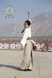 藏式民族风假袍定制锅庄舞裙