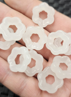 新疆和田白玉金丝玉平安扣挂件