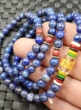 粉色玛瑙多圈手串石英岩玉