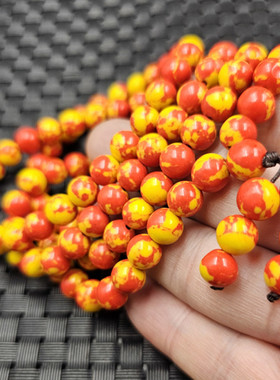 帝皇松圆珠仿玉石手链8毫米