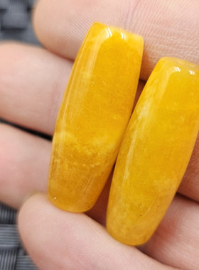 黄玉路路通玉石挂件石英岩玉