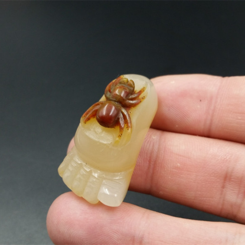 天然玉石a货云南龙陵黄龙玉挂件黄龙玉知足常乐吊坠玉吊坠
