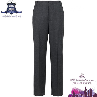 英国代购 男士新款 Eenk 直筒羊毛休闲裤 正品直邮