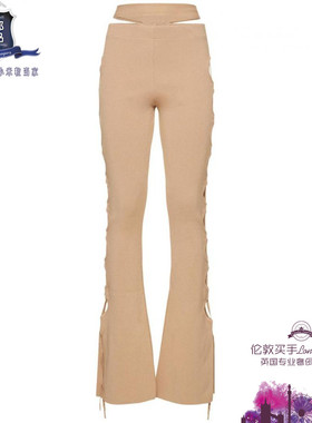 英国代购 女士新款 Andreadamo 镂空喇叭针织休闲裤 正品直邮