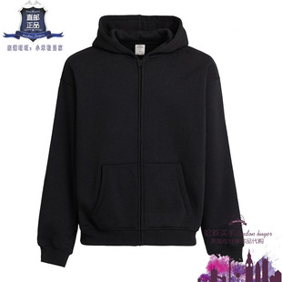 英国代购 男士新款 Skims 拉链棉混纺连帽卫衣 正品直邮