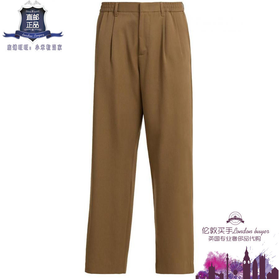 英国代购 男士新款 The Core 打褶羊毛休闲裤 正品直邮