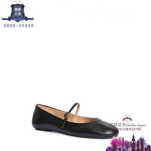 英国代购 女士新款 GIANVITO ROSSI 皮革芭蕾平底鞋 正品直邮