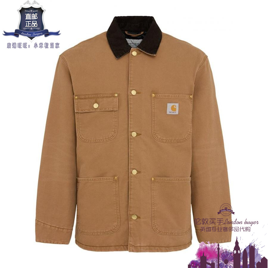 英国代购 男士新款 Carhartt WIP 有机棉工装夹克 正品直邮