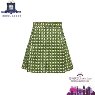 女士新款 正品 Giambattista 印花棉半身裙 直邮 Valli 英国代购