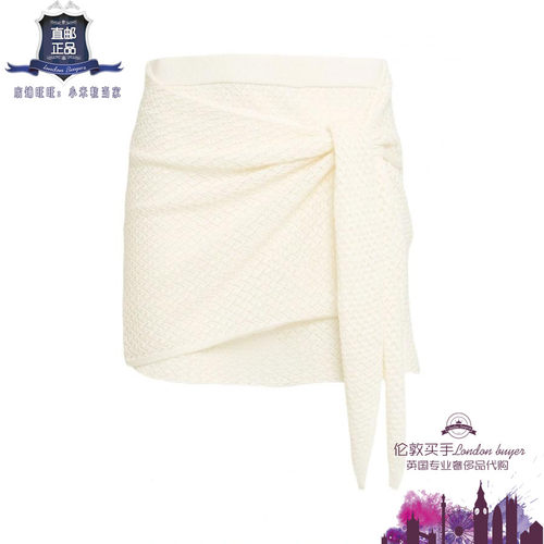 英国代购 女士新款 The Garment 有机棉迷你针织半身裙 正品直邮