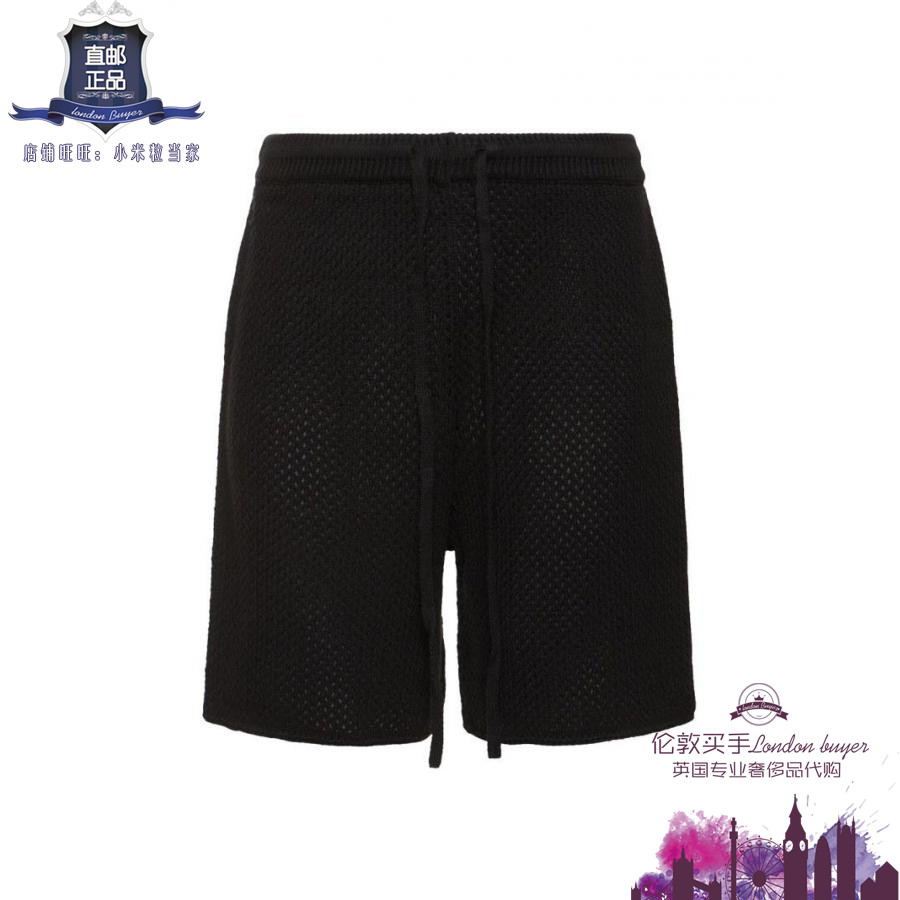 英国代购 男士新款 Commas 钩织棉混纺休闲短裤 正品直邮