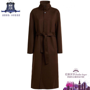 英国代购 女士新款 Tonywack 羊毛混纺毛呢外套 正品直邮