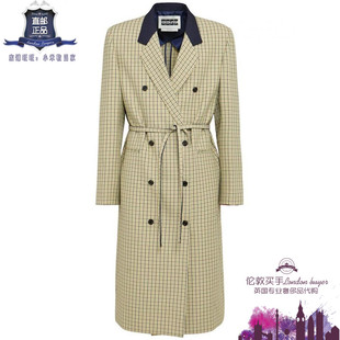 英国代购 男士新款 Eenk 羊毛混纺毛呢大衣 正品直邮