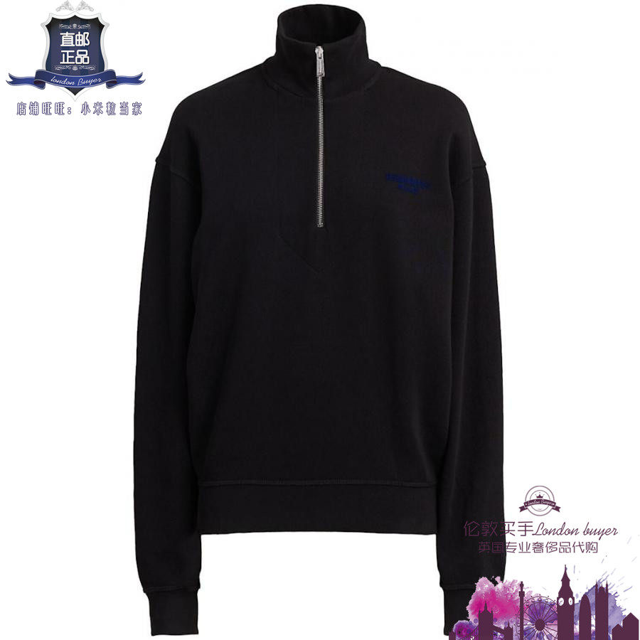 英国代购 女士新款 Dsquared2 半拉链棉运动卫衣 正品直邮