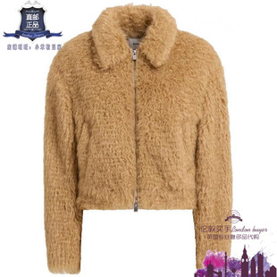 英国代购 女士新款 Tonywack 口袋毛绒短外套 正品直邮