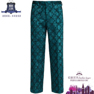 Dries Van Noten 英国代购 正品 新款 羊毛混纺休闲裤 直邮 男士