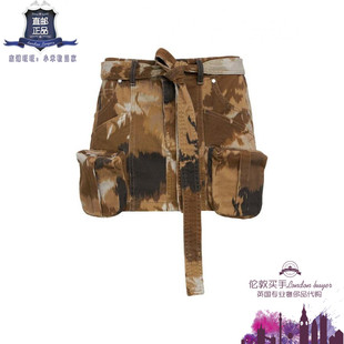 正品 英国代购 口袋棉迷你半身裙 Blumarine 直邮 女士新款