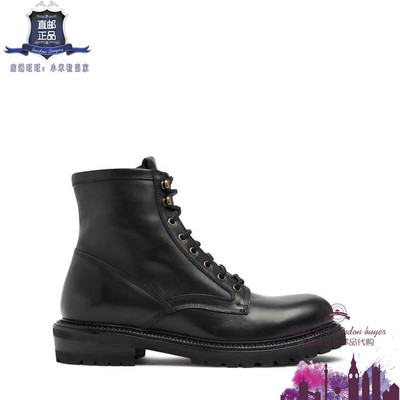 英国代购 男士新款 Buttero 皮革系带靴子 正品直邮