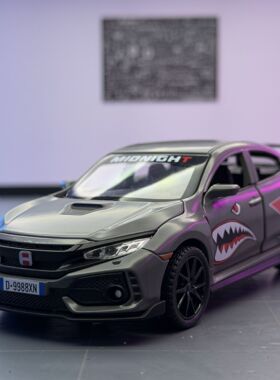 嘉业车模1比32限量typer合金汽车模型摆件声光儿童玩具车收藏男孩