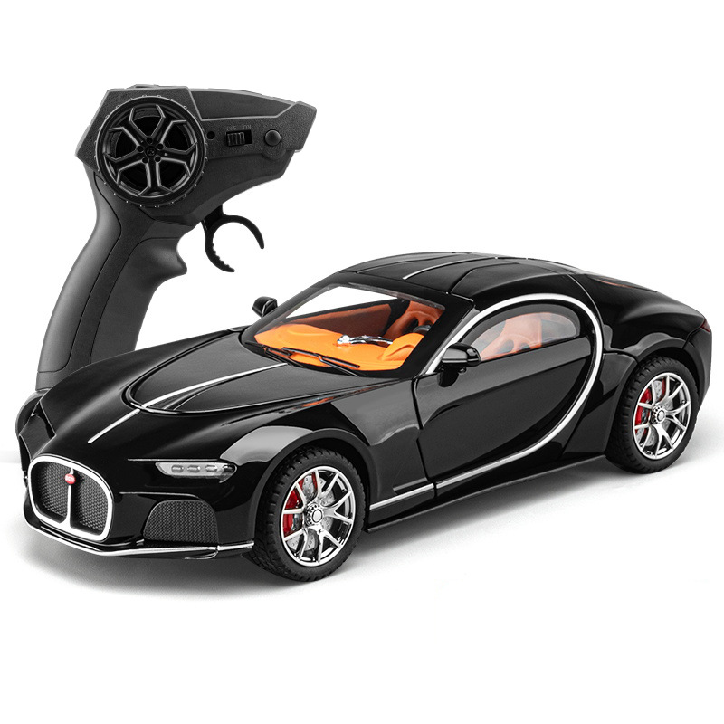 车对待1:24遥控电动车大西洋合金车模声光遥控转向高端玩具男礼物