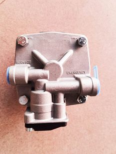 拖头挂车中集通华桥继动阀半挂扬州挂车刹车双桥分配阀紧急继动阀