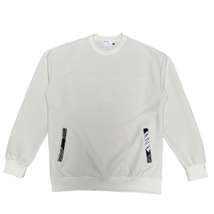 WY235B-P68-控98-M3XL 75%棉%氨纶 常规版型 拼接花布口袋 卫衣图片