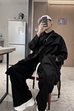 WT37-特P138秋冬男士长款风衣帅气休闲大衣2023新款高级感外套黑，男装风衣，电商A216