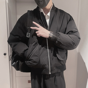 Y95-P238控318 外涤纶内50标羽绒日系短款羽绒立体浮袋设计图片