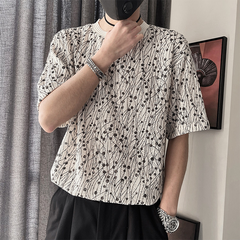D98-M-3XL P78-控108 聚酯纤维 高品小香风面料提花全身满花图片