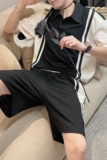 TZ51B-P88控138短袖t恤套装男士夏季薄短裤运动一套搭配两件套，男装休闲套装，电商A216